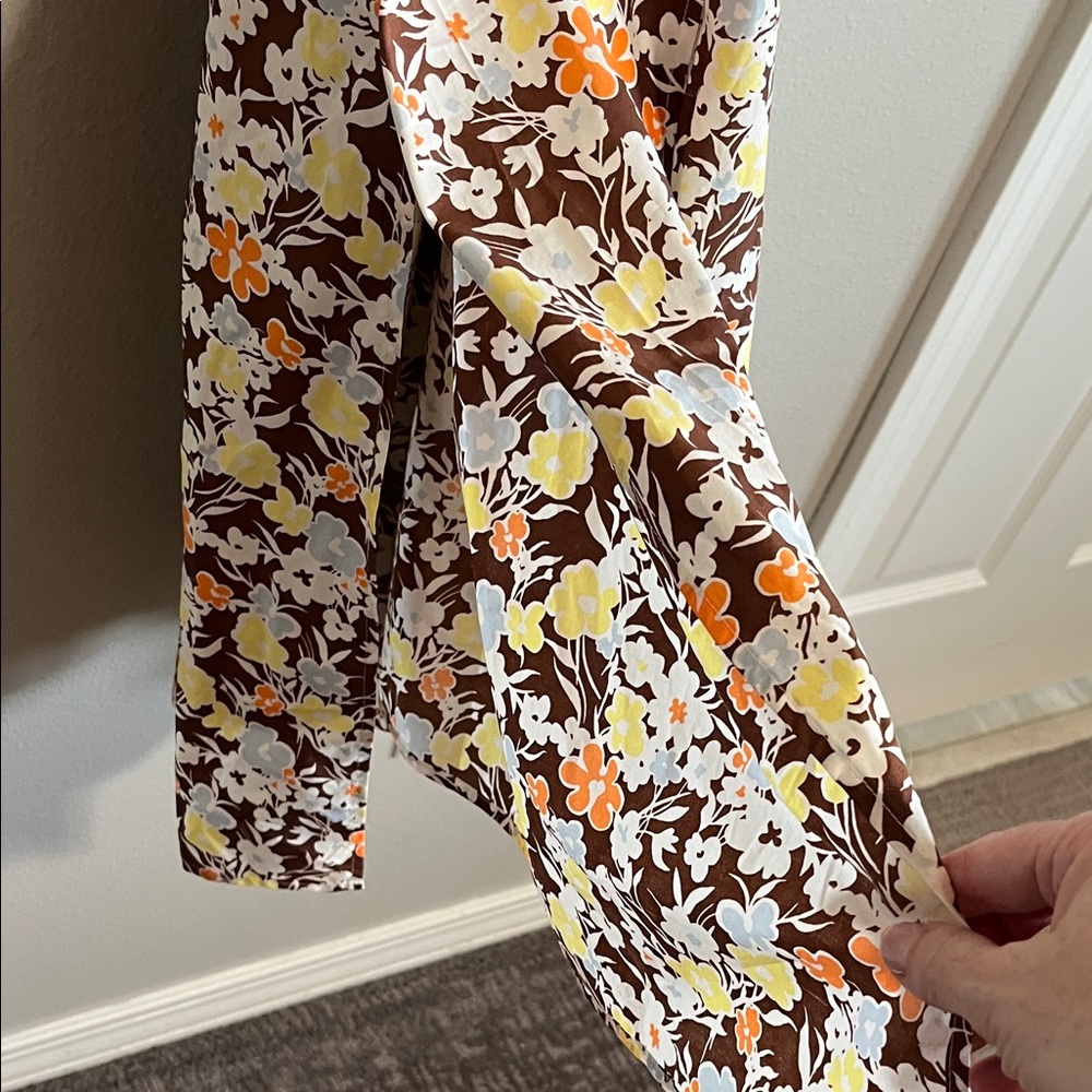 Tory Burch Printed Balloon Sleeve Floral Maxi Dress - Picture 6 of 7